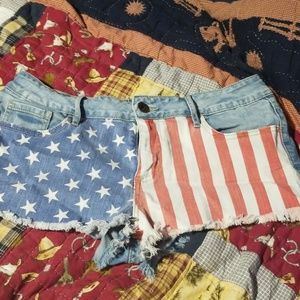 BullHead Black Jean Shorts